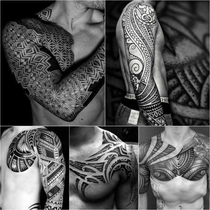 Tatuaj de umăr masculin - tatuaje pentru bărbați pe umăr - tatuaj tribal de umăr pentru bărbați