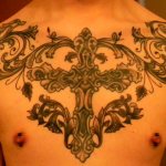 Men's tattoos on the chest 3