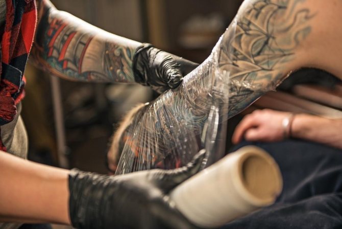 Tattoo wrapping