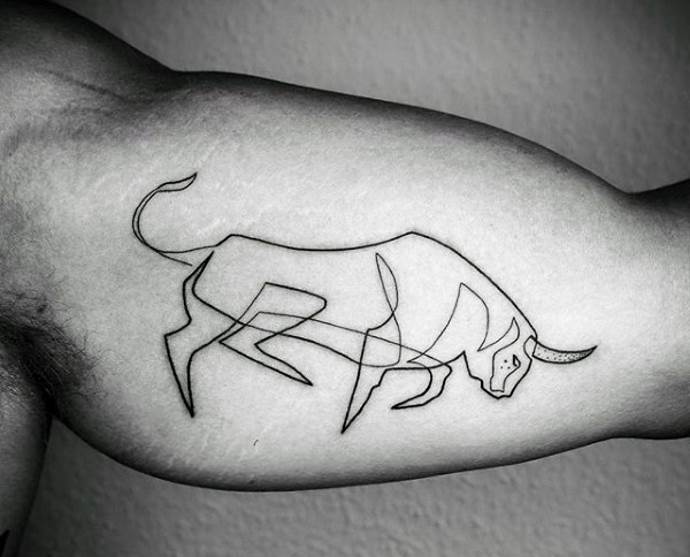 outline of an animal on the hand