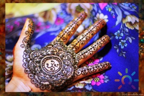 Om or Aum on the Hand