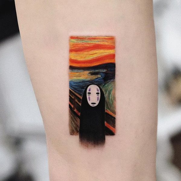 From Van Gogh to Spider-Man: 24 cool tattoos with paintings and famous characters