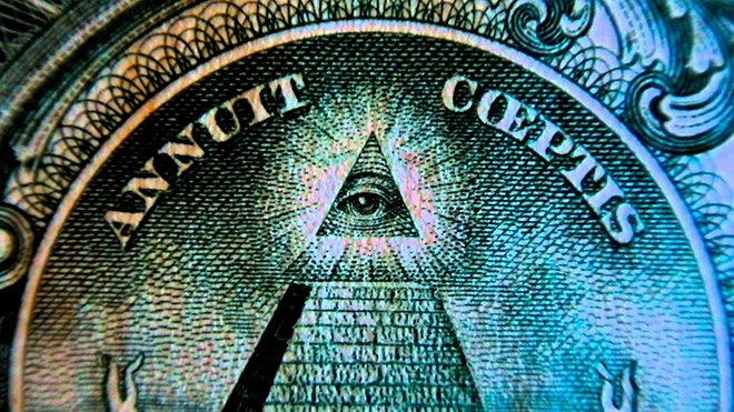 Perché il segno dell'occhio appare sul dollaro?