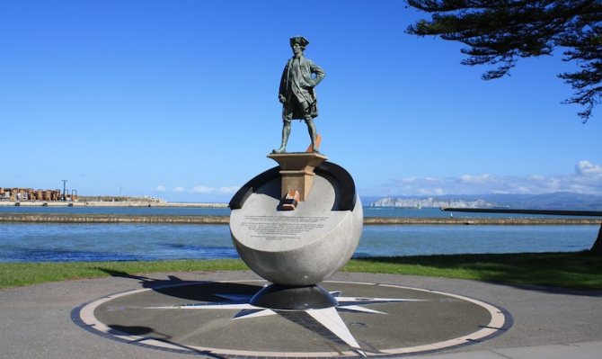 Pomnik Cooka w Nowej Zelandii