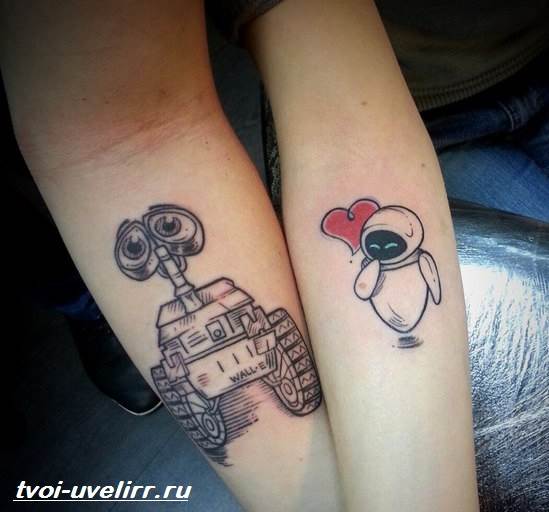 Paired tattoo Views and Meaning of paired tattoos-5