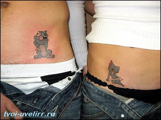 Paired tattoo Views and Meaning of paired tattoos-8