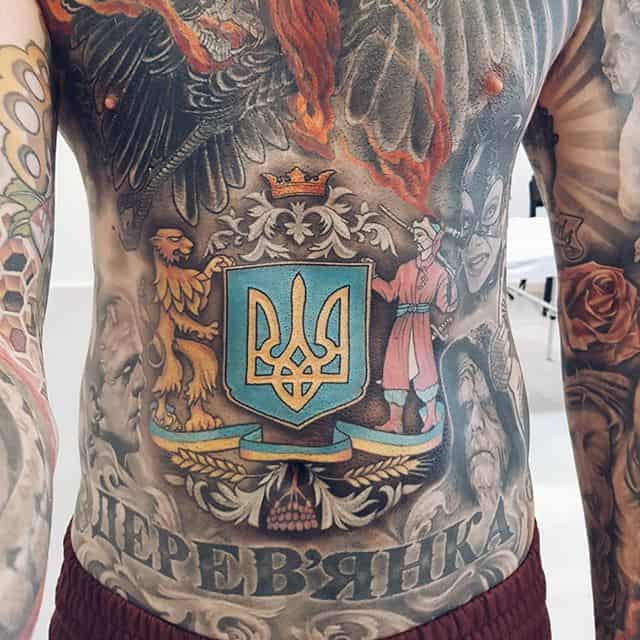 patriotic Ukrainian tattoos