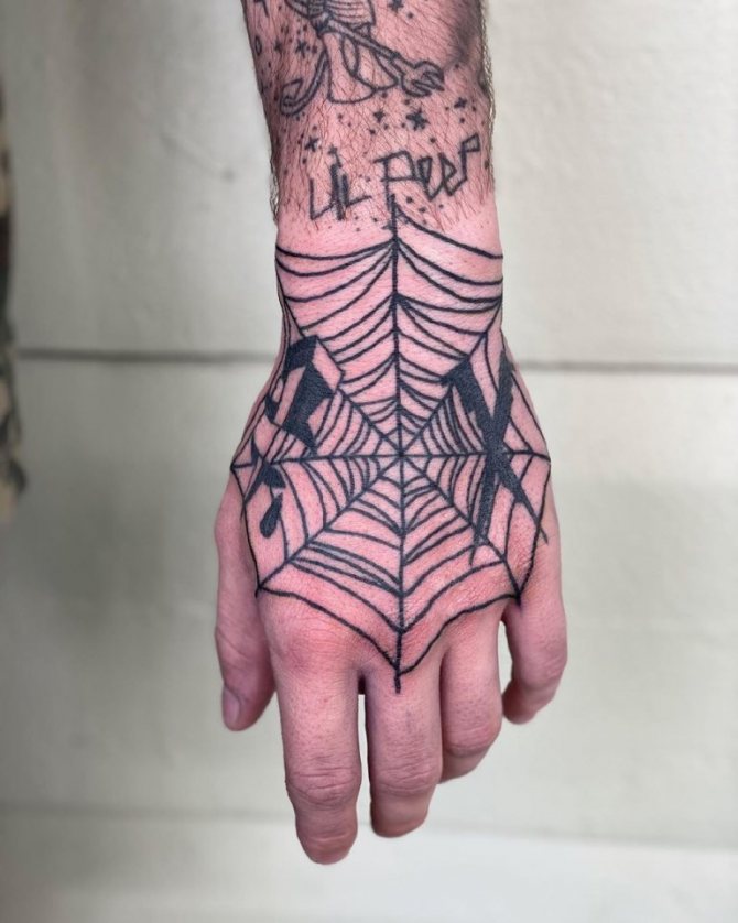 cobweb on the hand meaning