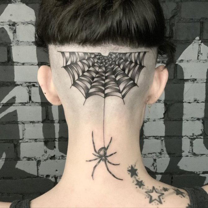 cobweb tattoo meaning