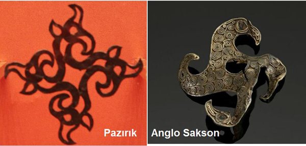 pazirik and Anglo-Saxon
