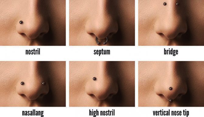 Wing nail nose piercing. Name, home care, reviews