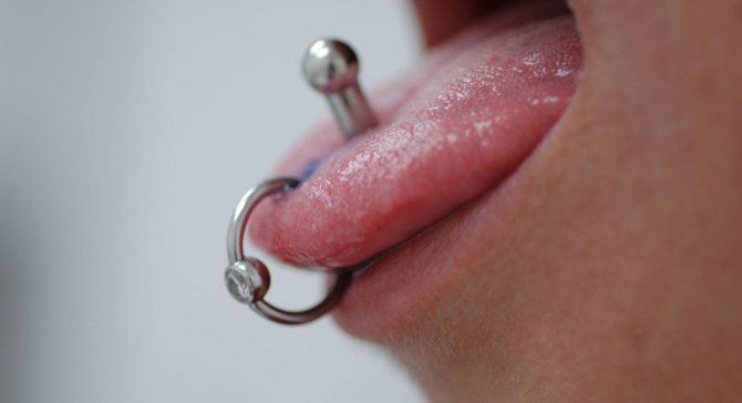 Tongue piercing makes you stand out