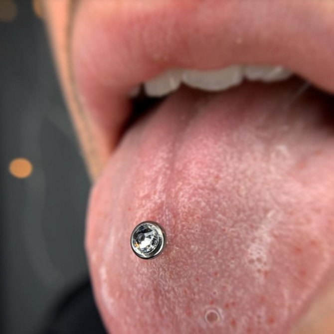 tongue piercing photos