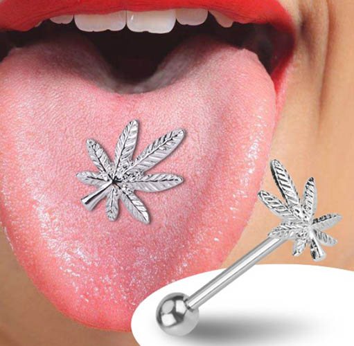 Tongue Piercing barbell. Photos, what to choose, the size of jewelry, care