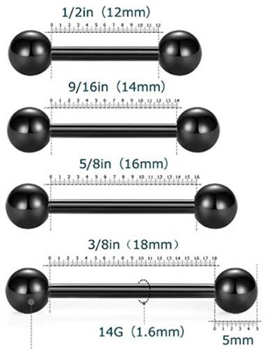 Tongue Piercing barbell. Photo, what to choose, the size of the ornament, care