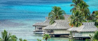 Polynesian dwellings.