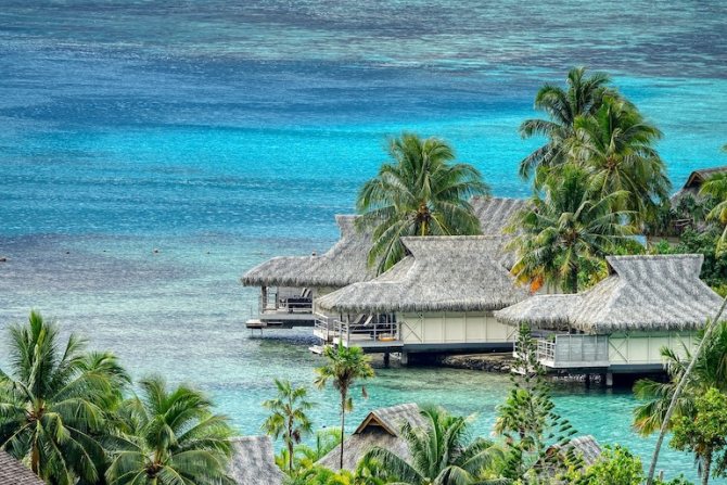 Mieszkania polinezyjskie.