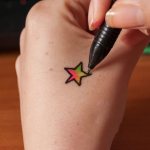 Simple pen tattoos