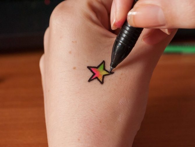 Tatuaggi a penna semplici
