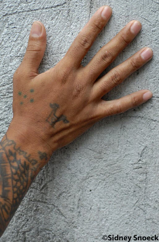 Five dots on the wrist - Criminal Tattoo