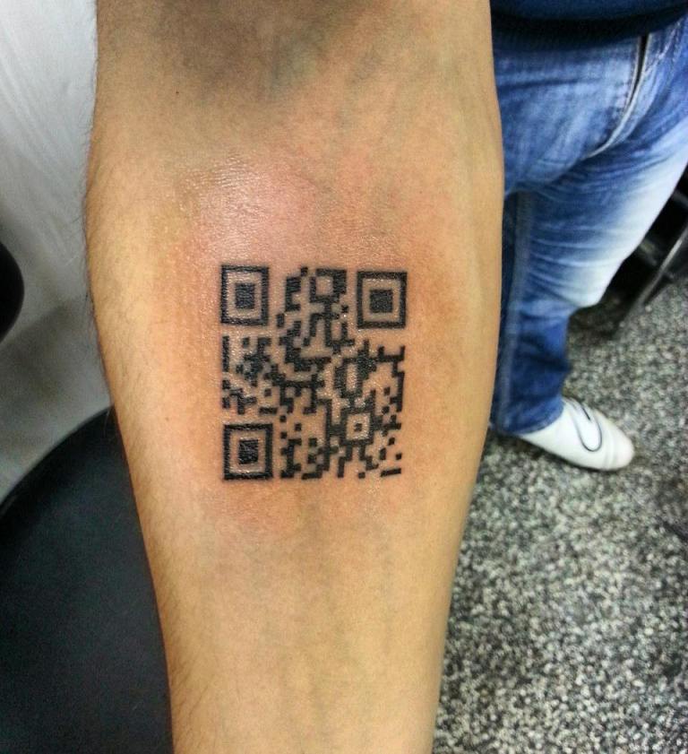 qr code tattoo