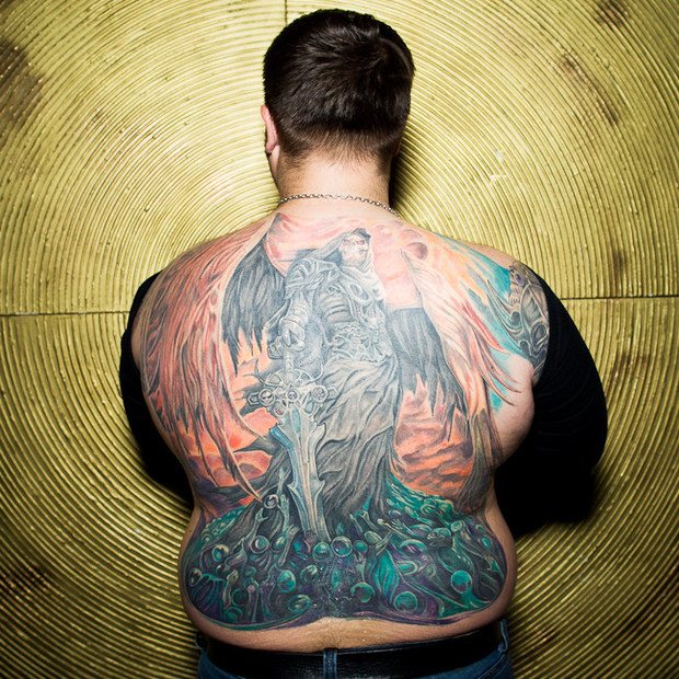 Back Talks: Scored back owners talk about the subjects of their tattoos. Image #2.