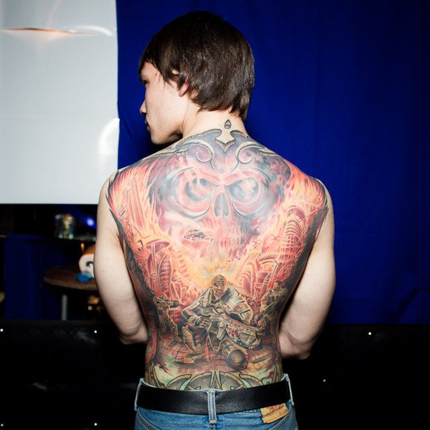 Back Talks: Scored backs owners talk about the plots of their tattoos. Image #6.