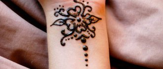 Easy henna drawings on the wrist. Easy sketches for beginners