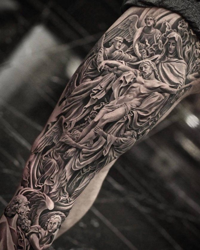 tattoo angel sleeve meaning