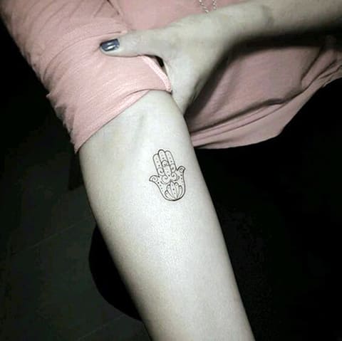 Fatima Hands Tattoo
