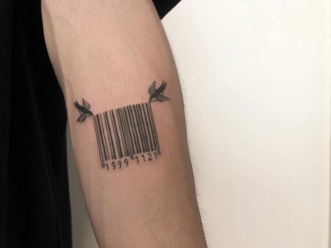 tattoo barcode