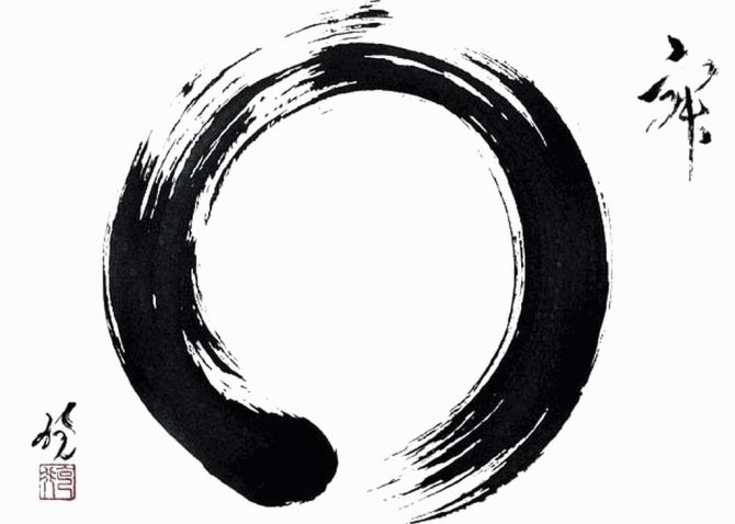 The symbol of Zen Buddhism