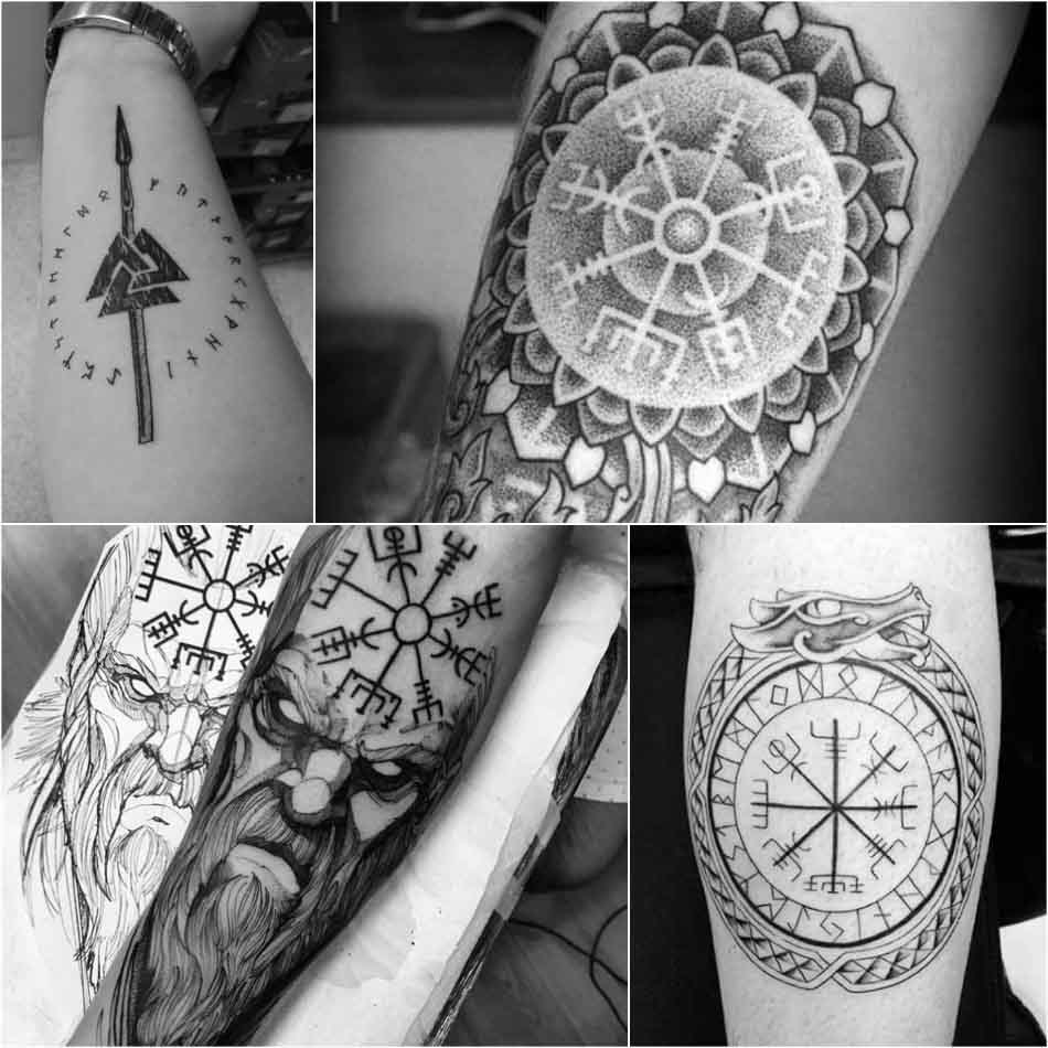 Scandinavian Tattoos - Scandinavian Tattoos on Forearm - Viking Tattoo