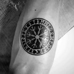 Scandinavian Tattoos - Tattoo Runes - Tattoo Helmet of Terror