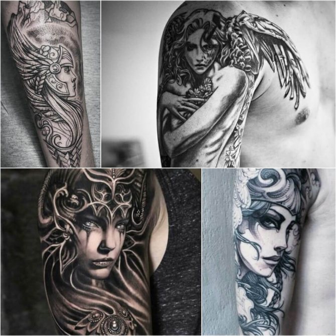 Scandinavian Tattoos - Valkyrie Tattoo - Viking Tattoo