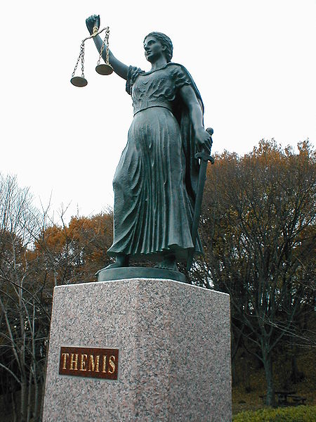 Themis sculpture