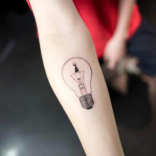 Modern tattoos for girls on the arm. Sketches, meaning, photos