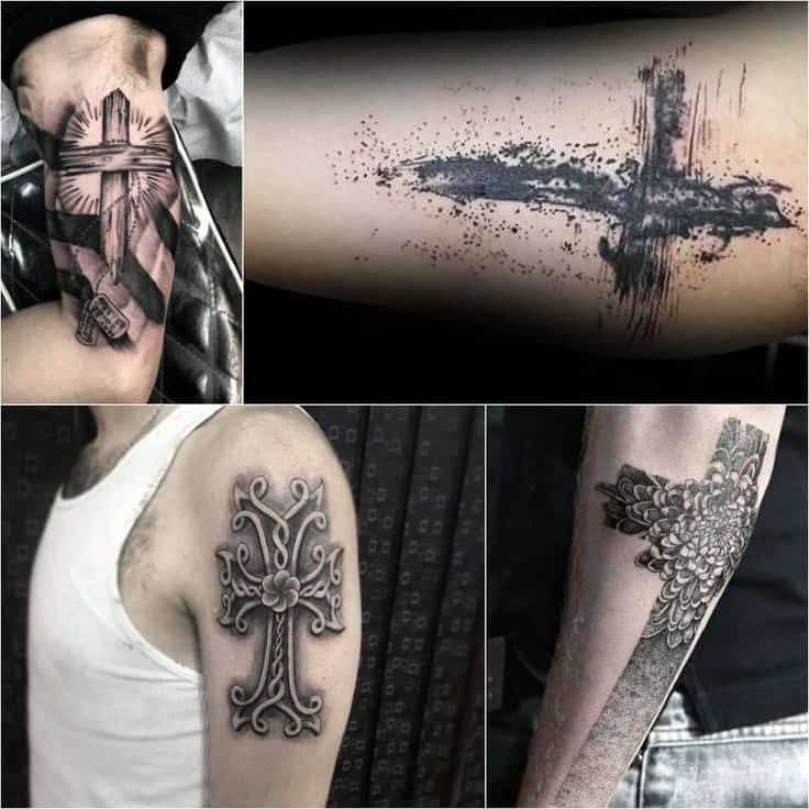 There are many variations of the cross tattoo