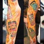 Tatuaj 7 păcate de moarte. Schițe, fotografie, semnificație