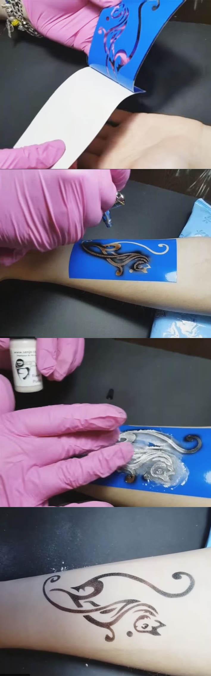 Airbrush tattoo