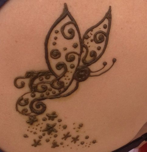 Butterfly tattoo. Meaning for girls, photos, sketches on the waist, arm, butt, neck, leg, shoulder