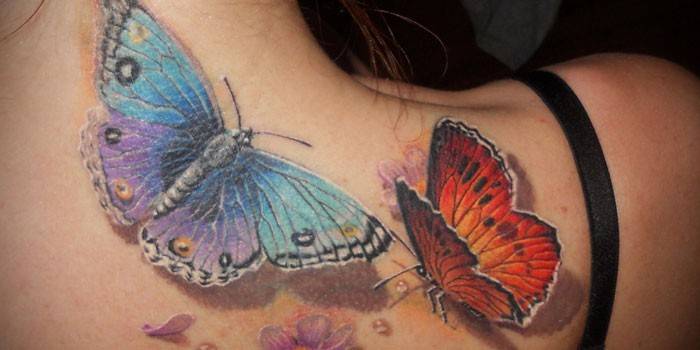 Tattoo butterflies
