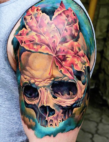 Tattoo skull. What it means for men, girls, sketches on the hand, arm, shoulder, forearm