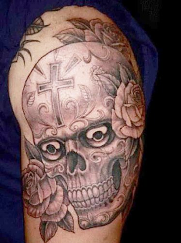 Tattoo skull. What it means for men, girls, sketches on the hand, arm, shoulder, forearm