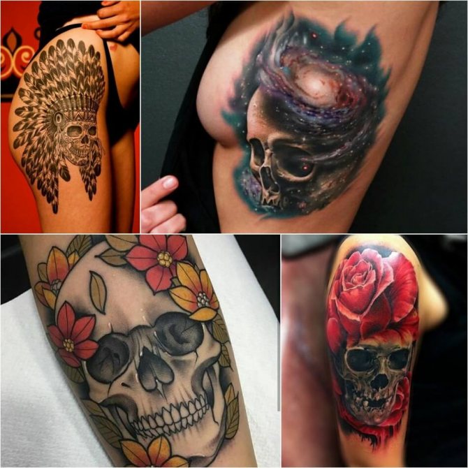 Tattoo skull - Women Skull Tattoo - Skull Tattoo for Women
