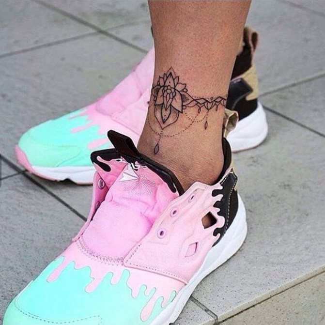 tattoo meaning of lotus flower on foot