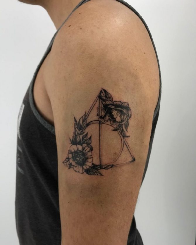 Tattoo of the Deathly Hallows