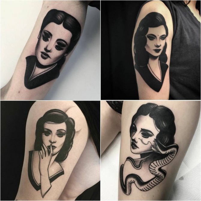 Tattoo girl - tattoo girl oldskool