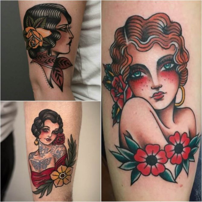 Tattoo girl - tattoo girl oldschool