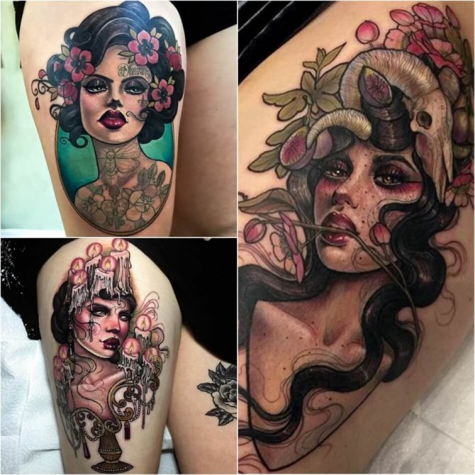 Tattoo Girl - Lady tattoo girl - Tattoo girl for women